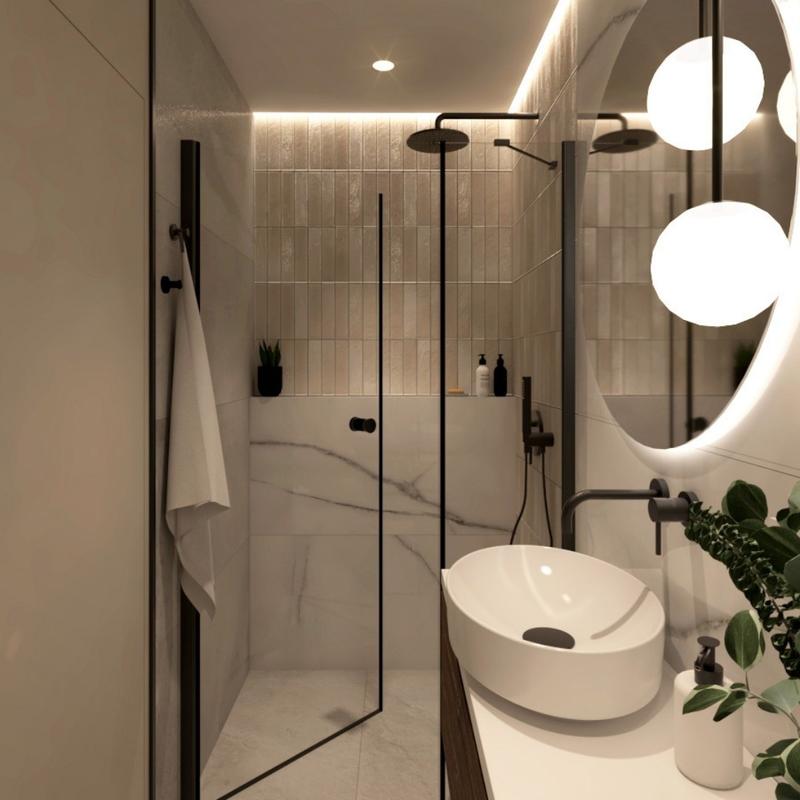 Aranżacja małej łazienki