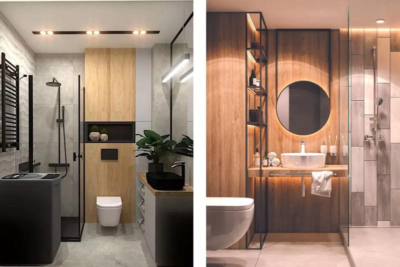 Jak zaaranżować łazienkę 3m2, by zmieściła pralkę i wyglądała stylowo?