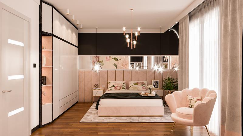 Oświetlenie w sypialni