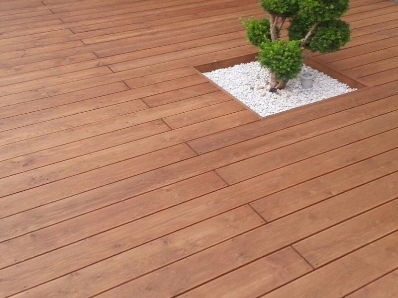 Przygotowanie powierzchni tarasu