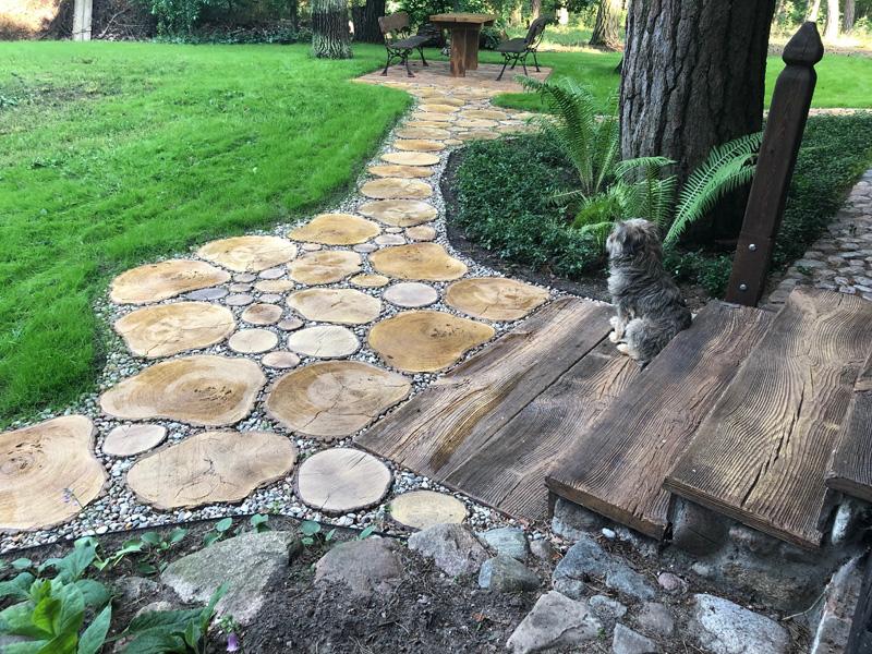 Tanie ścieżki w ogrodzie