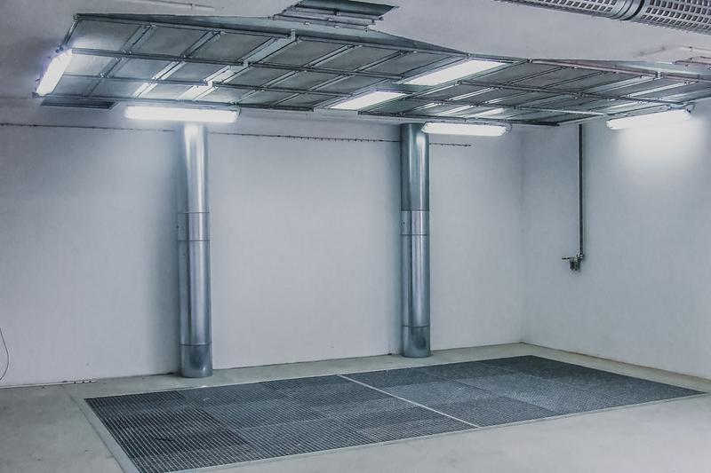 Wyciągi lakiernicze w lakierni