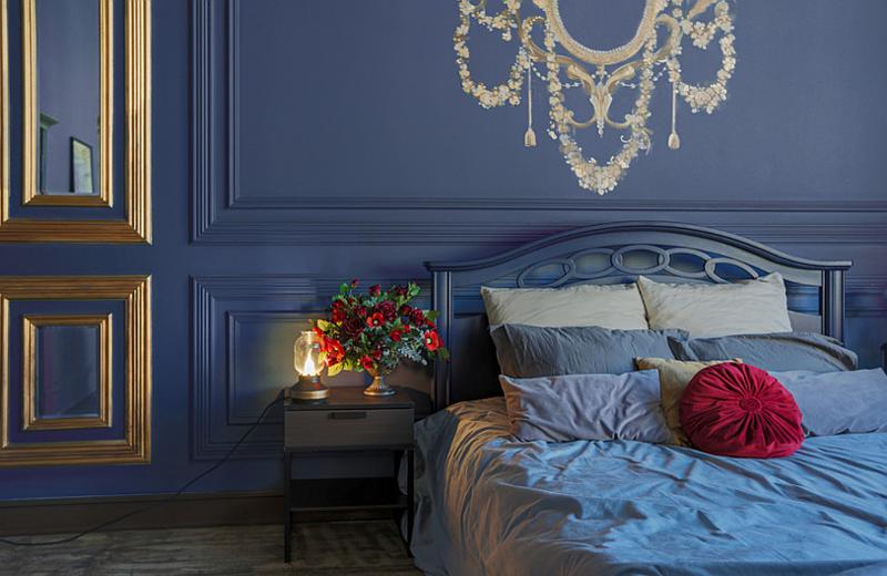 Aranżacja sypialni w stylu glamour