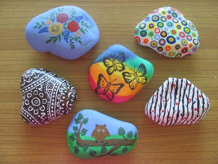 Narzędzia i materiały do malowania kamieni