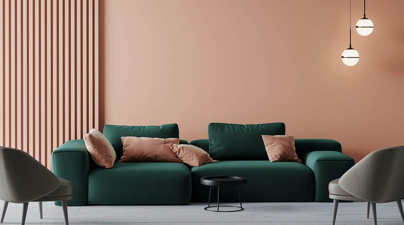 Pastelowe odcienie w sypialni