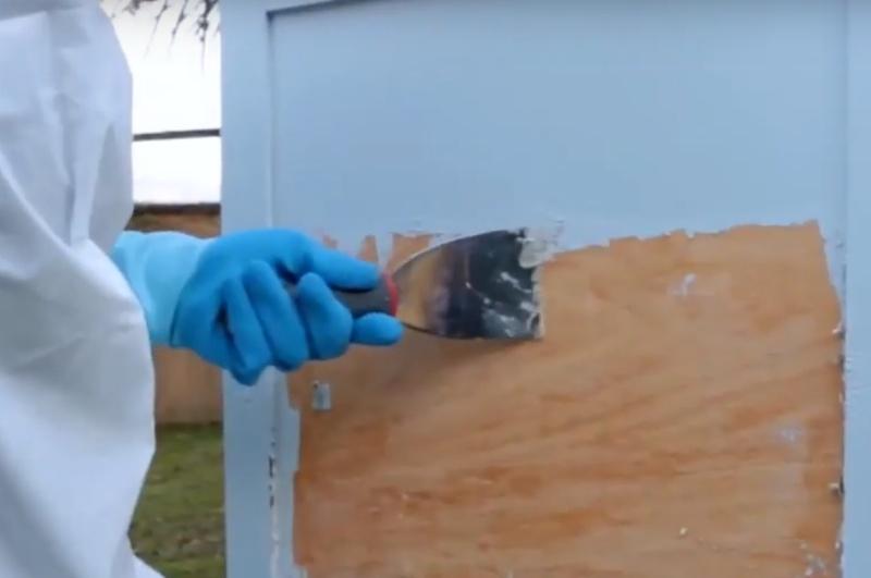 Bezpieczeństwo podczas usuwania farby