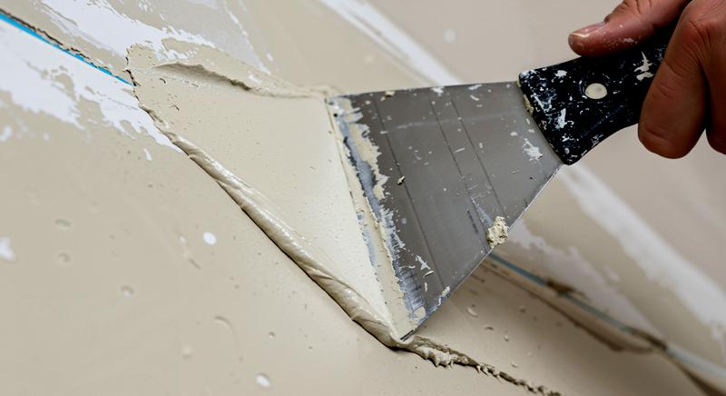 Błędy podczas szpachlowania