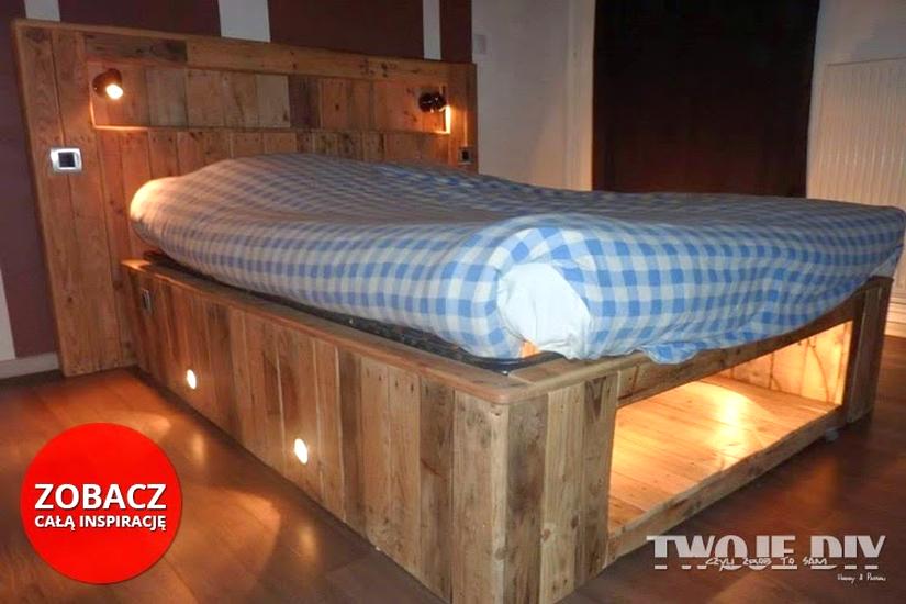 DIY łóżko